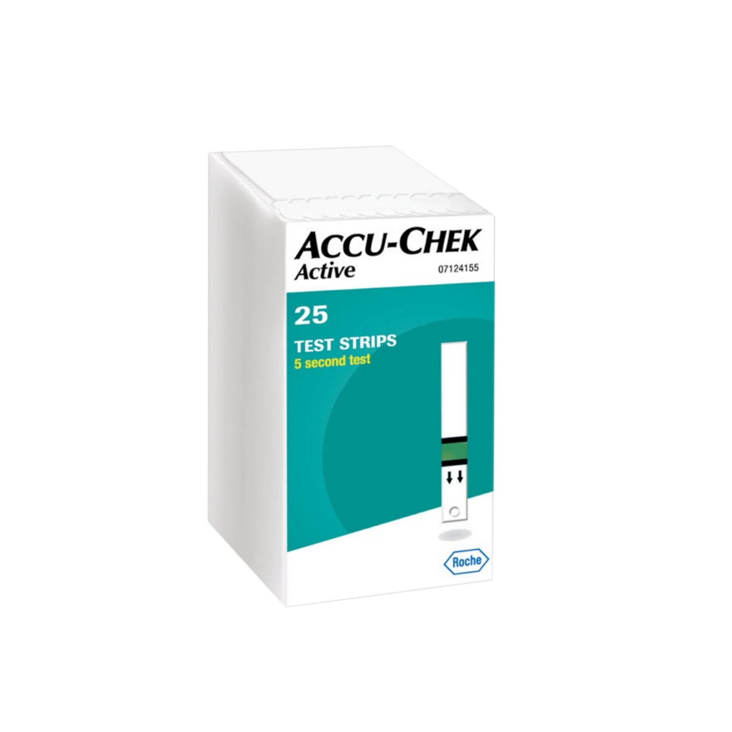Accu-chek Active 25'strips (แผ่นตรวจน้ำตาล)
