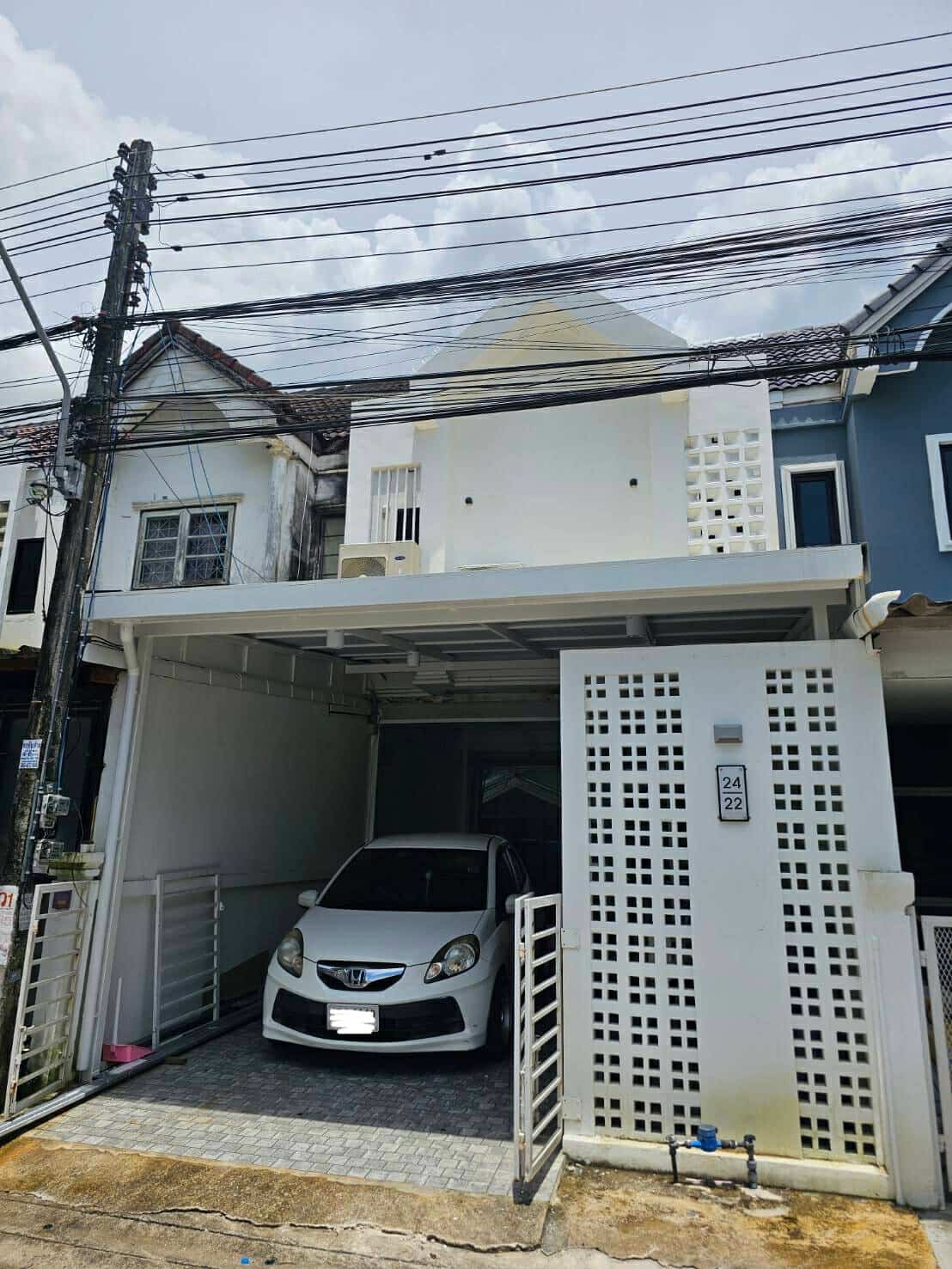 For Rent : Wichit, 2-Story Town Home soi Udomsuk, 2 Bedrooms, 2 Bathrooms