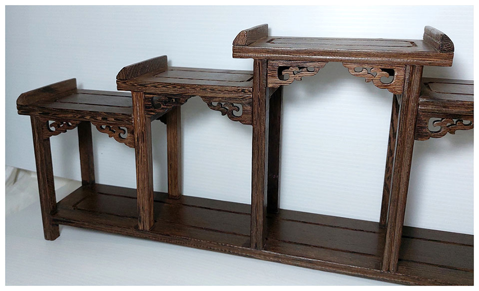 ชั้นวางของตั้งโชว์สไตล์จีน ขนาดเล็ก