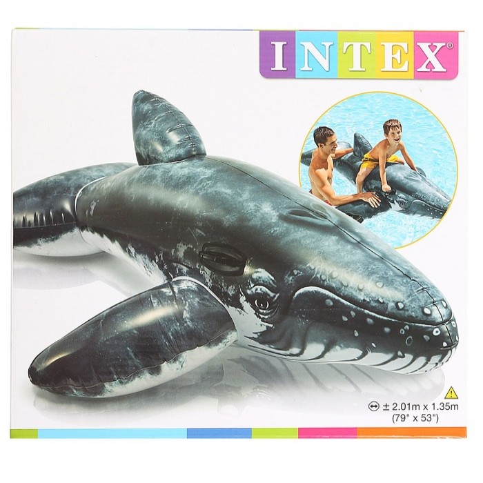 Intex 57530 Realistic Whale แพยางปลาวาฬเหมือนจริง สีเทา