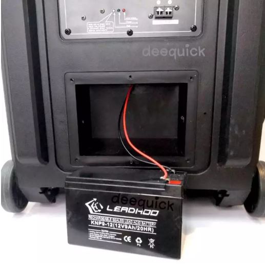 ตู้ลำโพง 15 นิ้ว 80W มีไฟ LED Soundmilan รุ่น T16