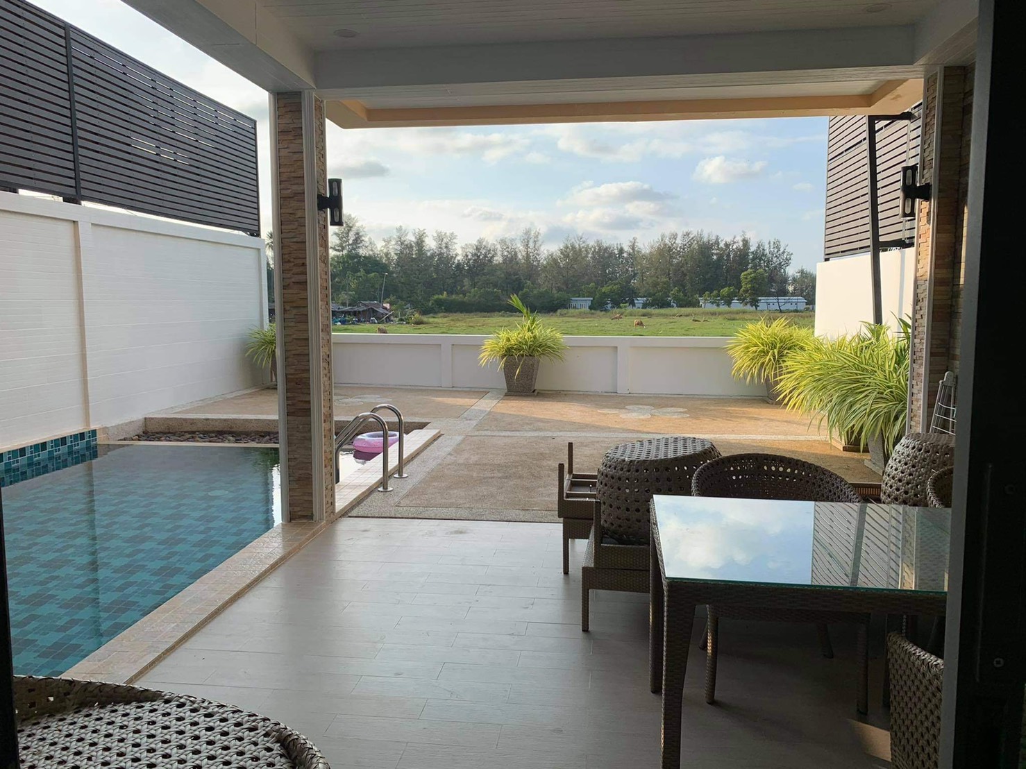 For Rent : Bangtao Private Pool Villa, 3 bedrooms 4 Bathrooms, Pool view.