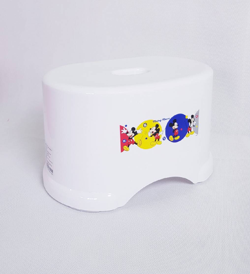 Small Evting เก้าอี้ ทรงเตี้ย Mickey Mouse สีขาว รุ่น 1174 เก้าอี้ เก้าอี้เตี้ย มิกกี้