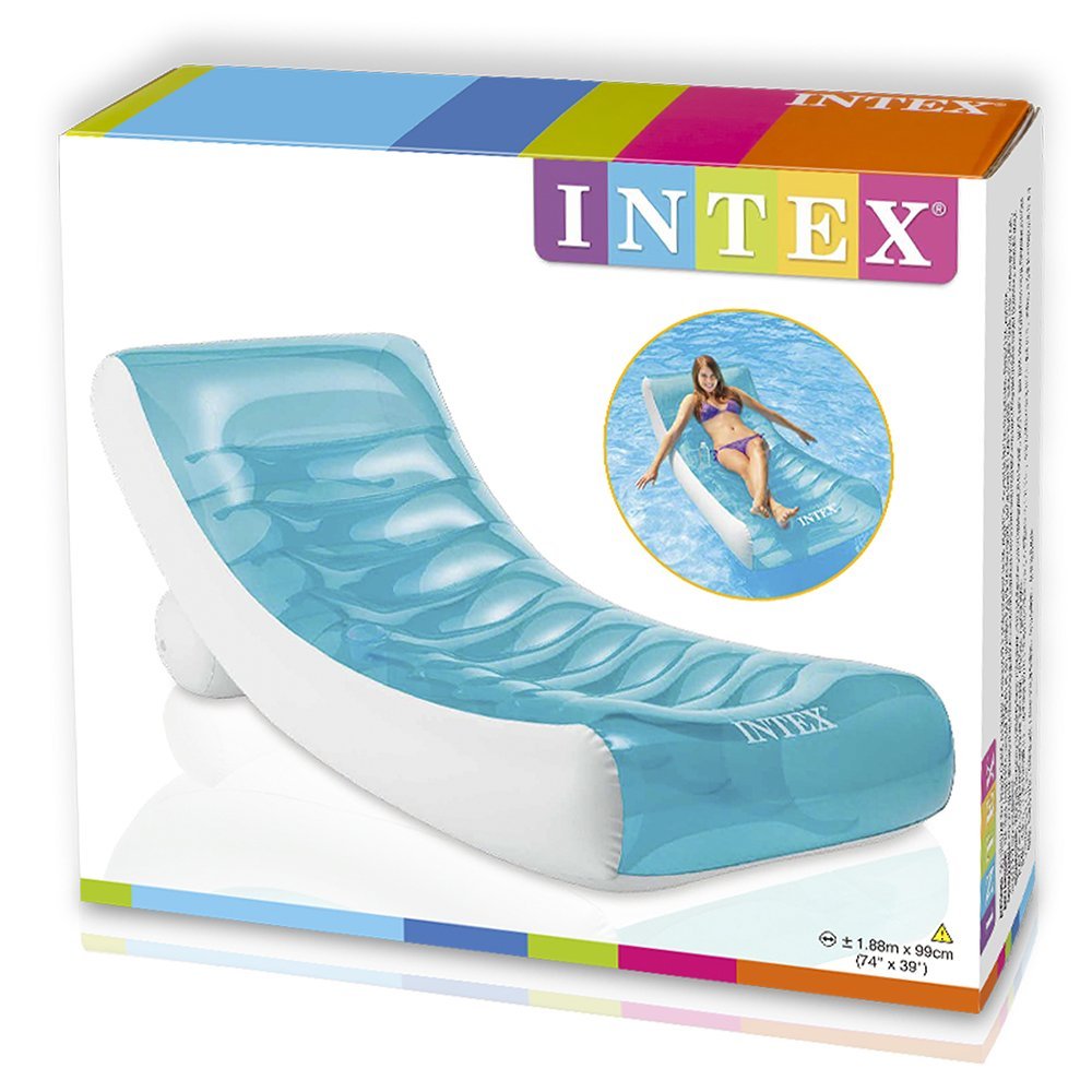 Intex 58856 Rockin' Lounge แพยางโซฟา สีฟ้าใส