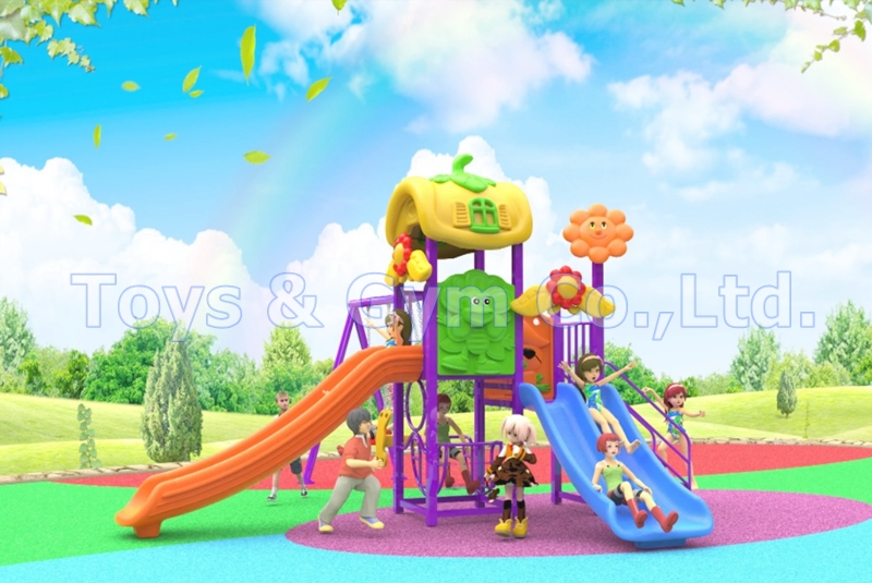 เครื่องเล่นสนามกลางแจ้ง ชุดบ้านการ์ตูน Cartoon House Series