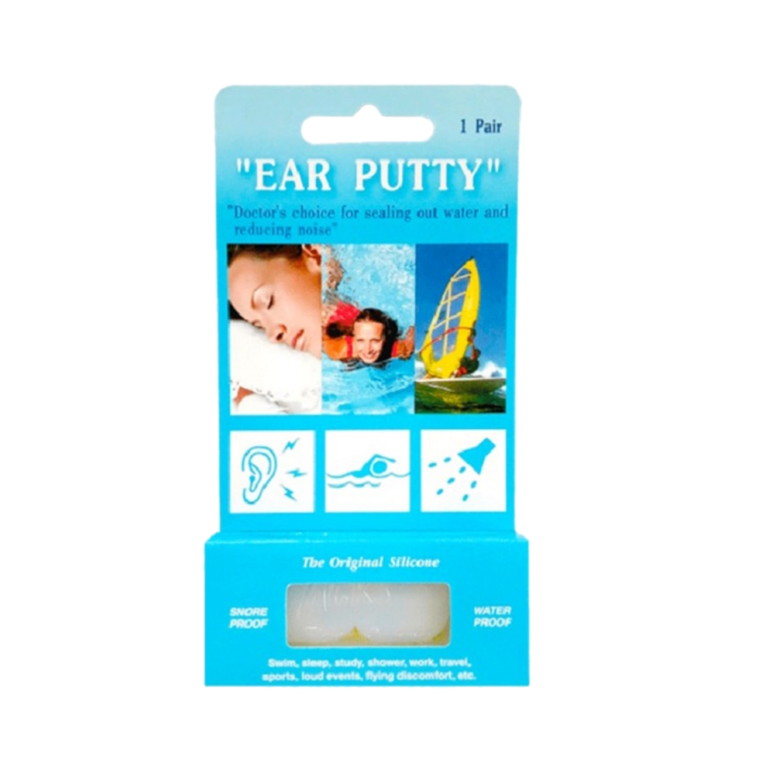 Ear putty ที่อุดหูกันเสียงและกันน้ำ