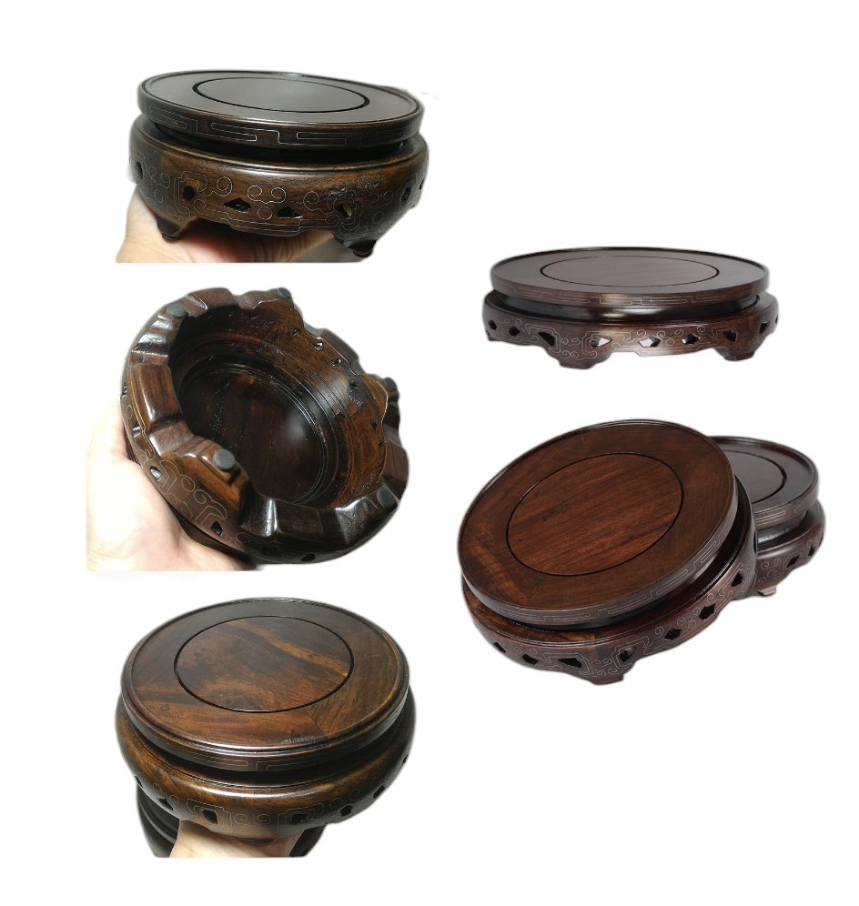 กี๋หรือฐานไม้ ตอกลายเส้นโลหะ-BPT1024-