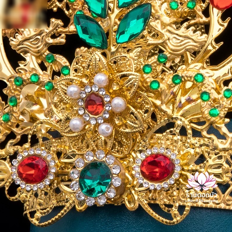 หมวกเทพเจ้าฝ่ายหญิง หมวกเทพนารี หมวกเทวนารี หมวกเจ้าแม่ หมวกพระหญิง หมวกกิมซิ้น หมวกพระจีน