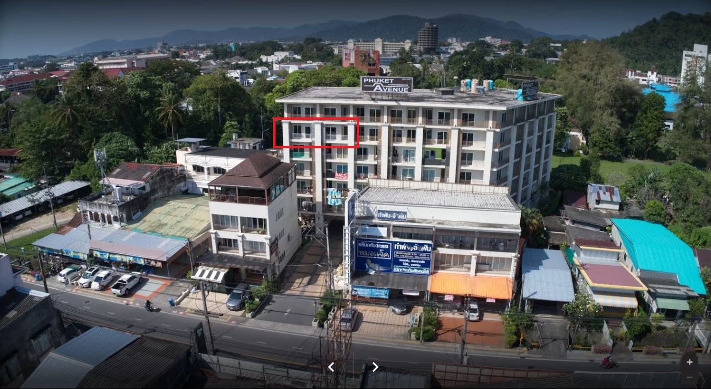 For Rent : Phuket Town, Phuket Avenue Condominium, 2 bedrooms 2 bathrooms, 6th flr.