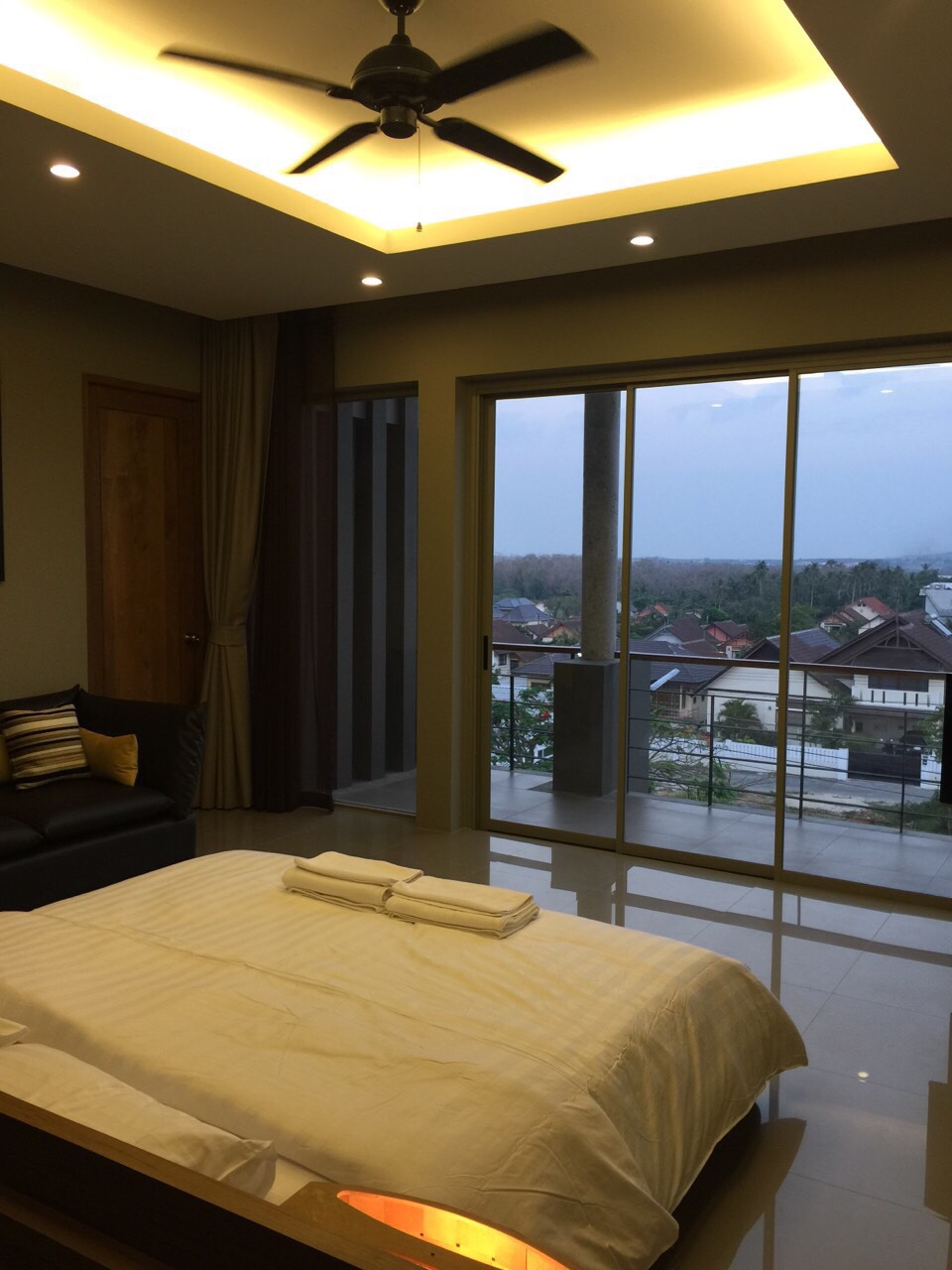 For Rent : Chalong, Private Pool Villa, Modren Style, 4 Bedrooms, Mountain view.