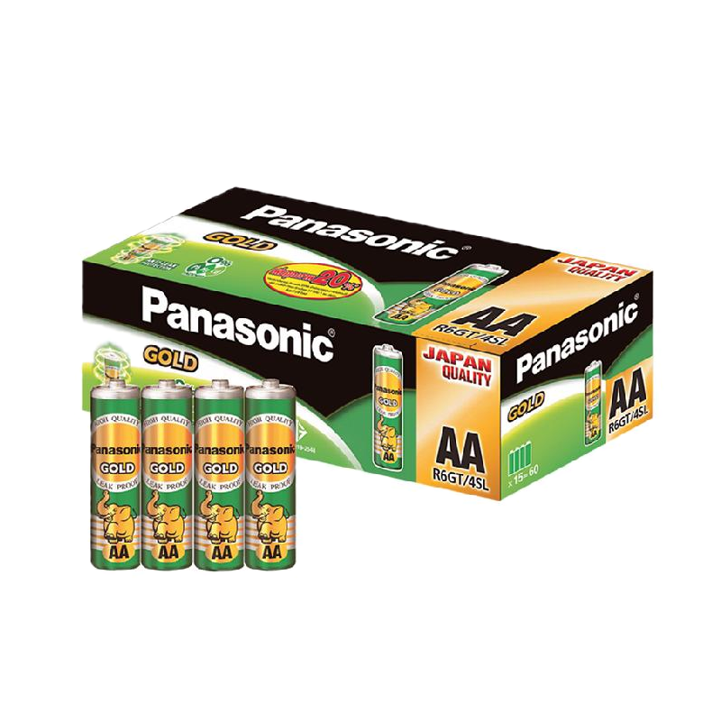 Panasonic AA แพ็คละ 4 ก้อน