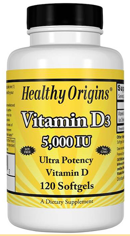 วิตามินดี3, Vitamin D3, 5000 IU