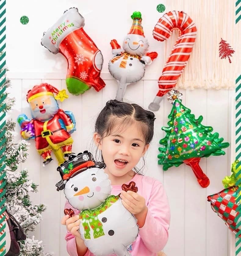 Set ลูกโป่งฟอยล์คริสต์มาส