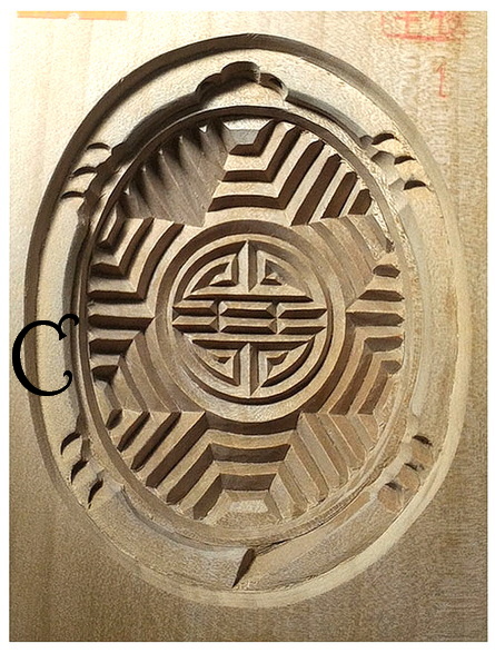 พิมพ์ขนมเต่า พิมพ์ไม้เคาะ พิมพ์ขนมรูปเต่า พิมพ์ขนมไหว้เจ้า 7.5cmx10cm