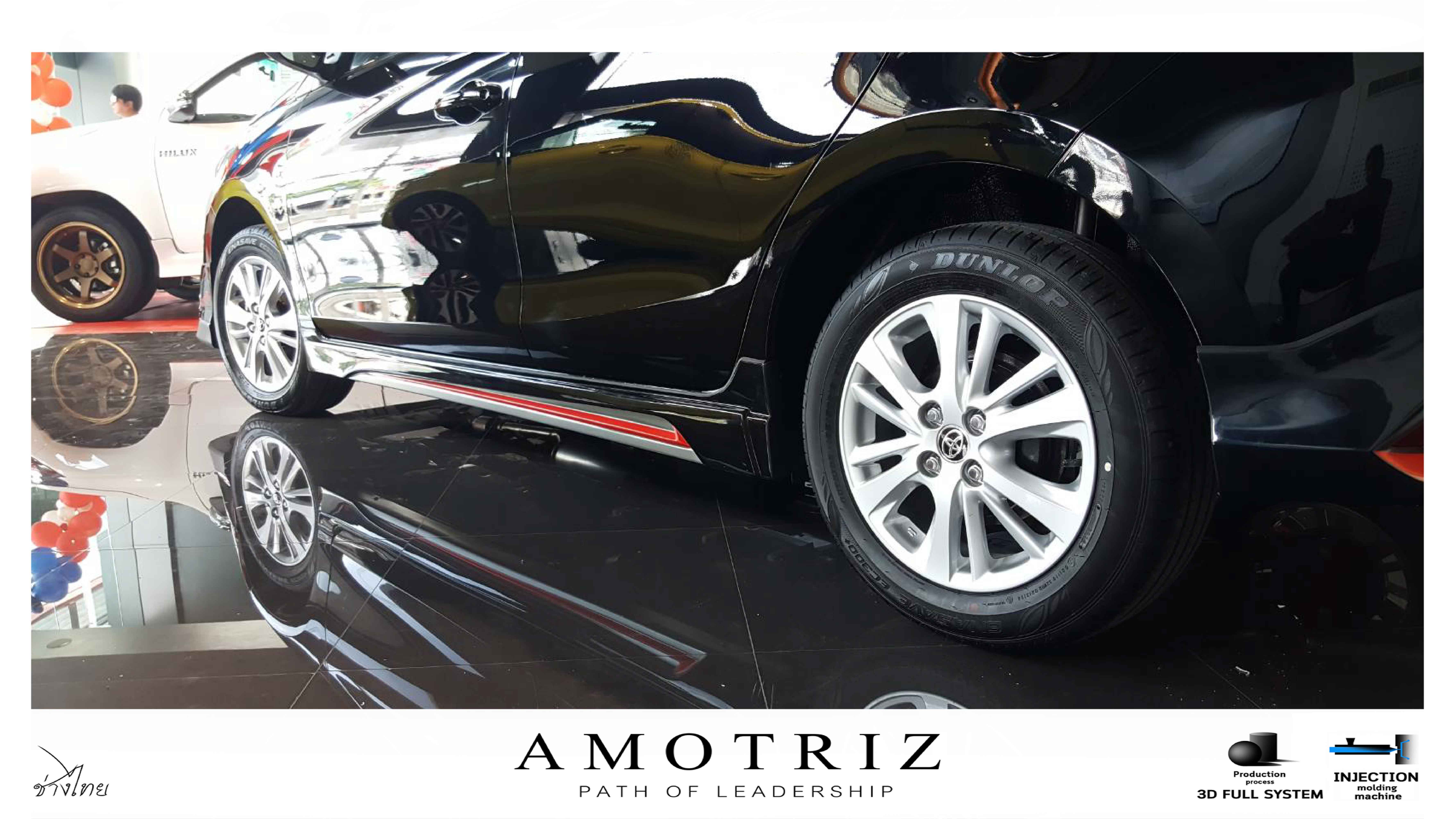 Toyota Yaris ATIV hatchback and sedan bodykits by Amotriz