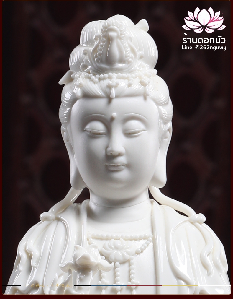 พระพุทธเจ้า (พระยูไล) พระโพธิสัตว์กวนอิม (กวนอิมผ่อสัก) พระมหาสถามปราปต์โพธิสัตว์ (ไต่ซีจี่ผ่อสัก) ขนาด 14 นิ้ว