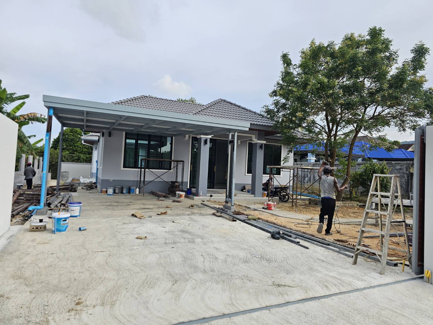 For Rent : Thalang, Newly Pool Villa near Robinson Thalang, 3 bedrooms 2 bathrooms