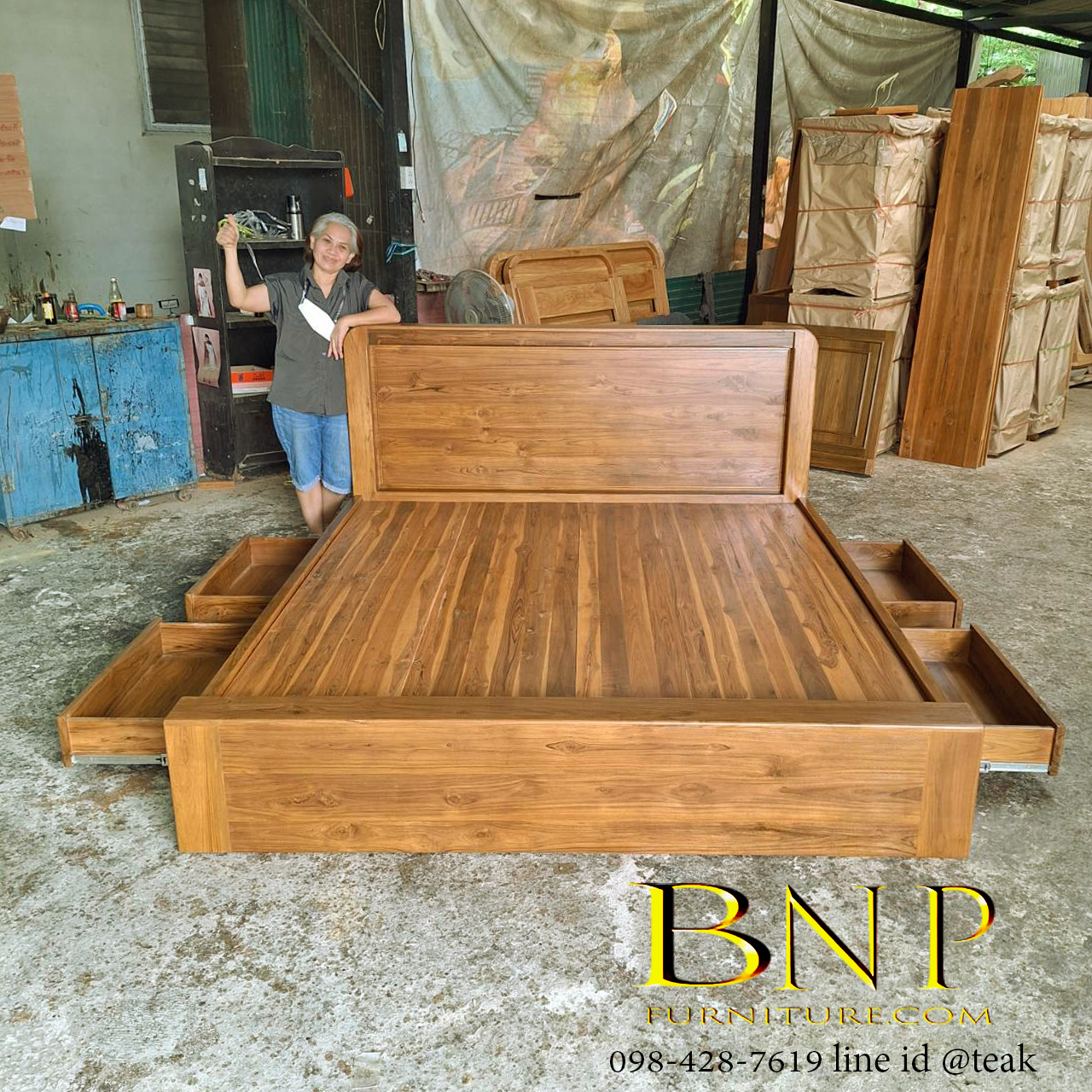 เตียงนอน 4 ลิ้นชัก รุ่น โลเวอร์