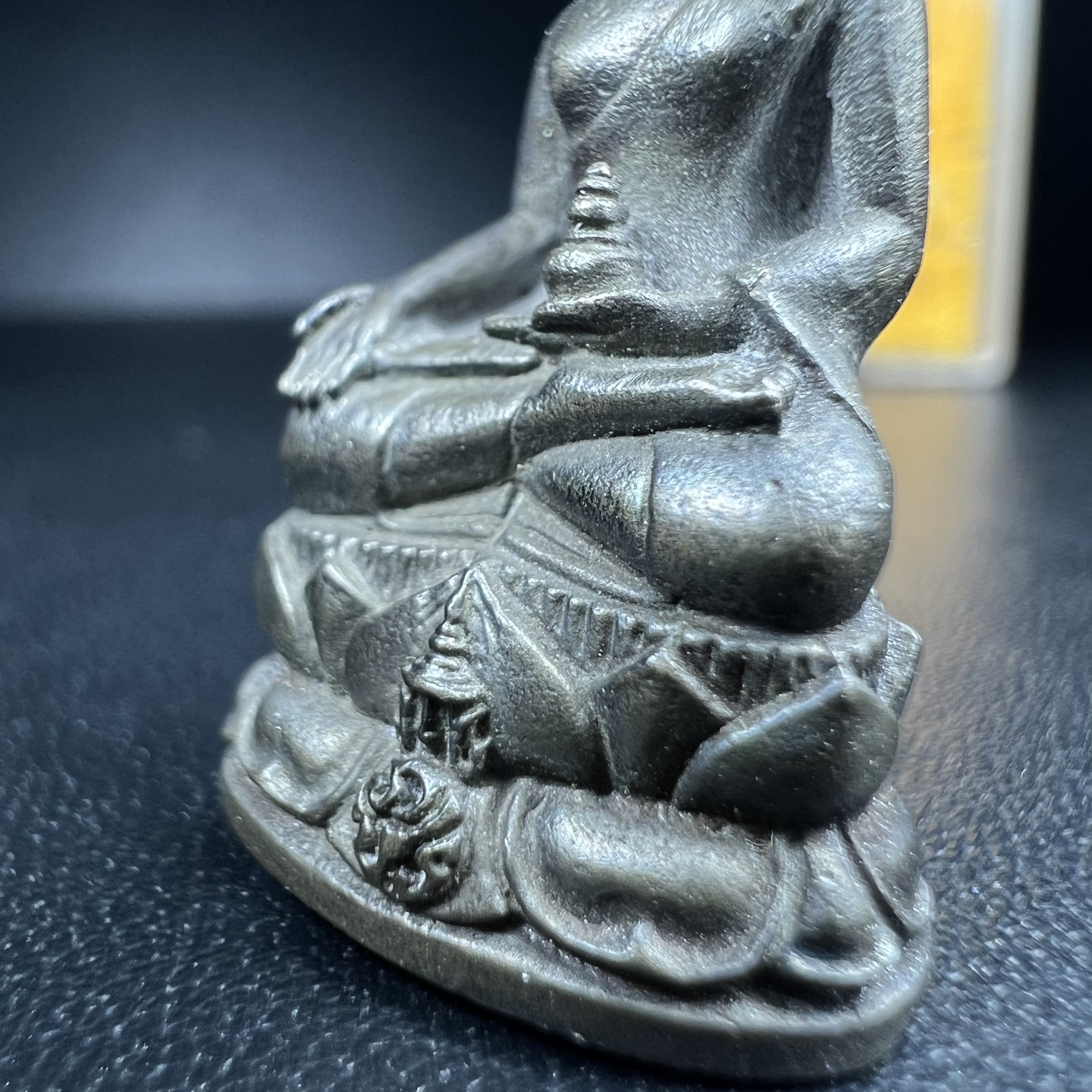 พระกริ่งไพรีพินาศ ภปร. รุ่นแรกของประเทศไทย วัดปทุมวนาราม ปี2535 เนื้อนวโลหะ นิยม งดงามกล่องครบ (ในหลวงรัชกาลที่9เสด็จเททอง)(1ใน3000องค์)หายาก