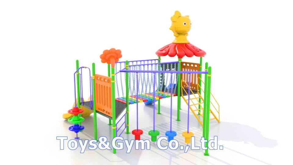 เครื่องเล่นสนามกลางแจ้ง ชุด Kitty's Funny Land