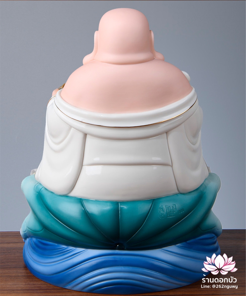 พระพุทธเจ้า (พระยูไล) พระโพธิสัตว์กวนอิม (กวนอิมผ่อสัก) พระกษิติครรภโพธิสัตว์ (ตี่จั่งอ๊วงผ่อสัก) และพระศรีอริยเมตไตรย (หมีเล่อฝอ) ขนาด 12/16/19 นิ้ว