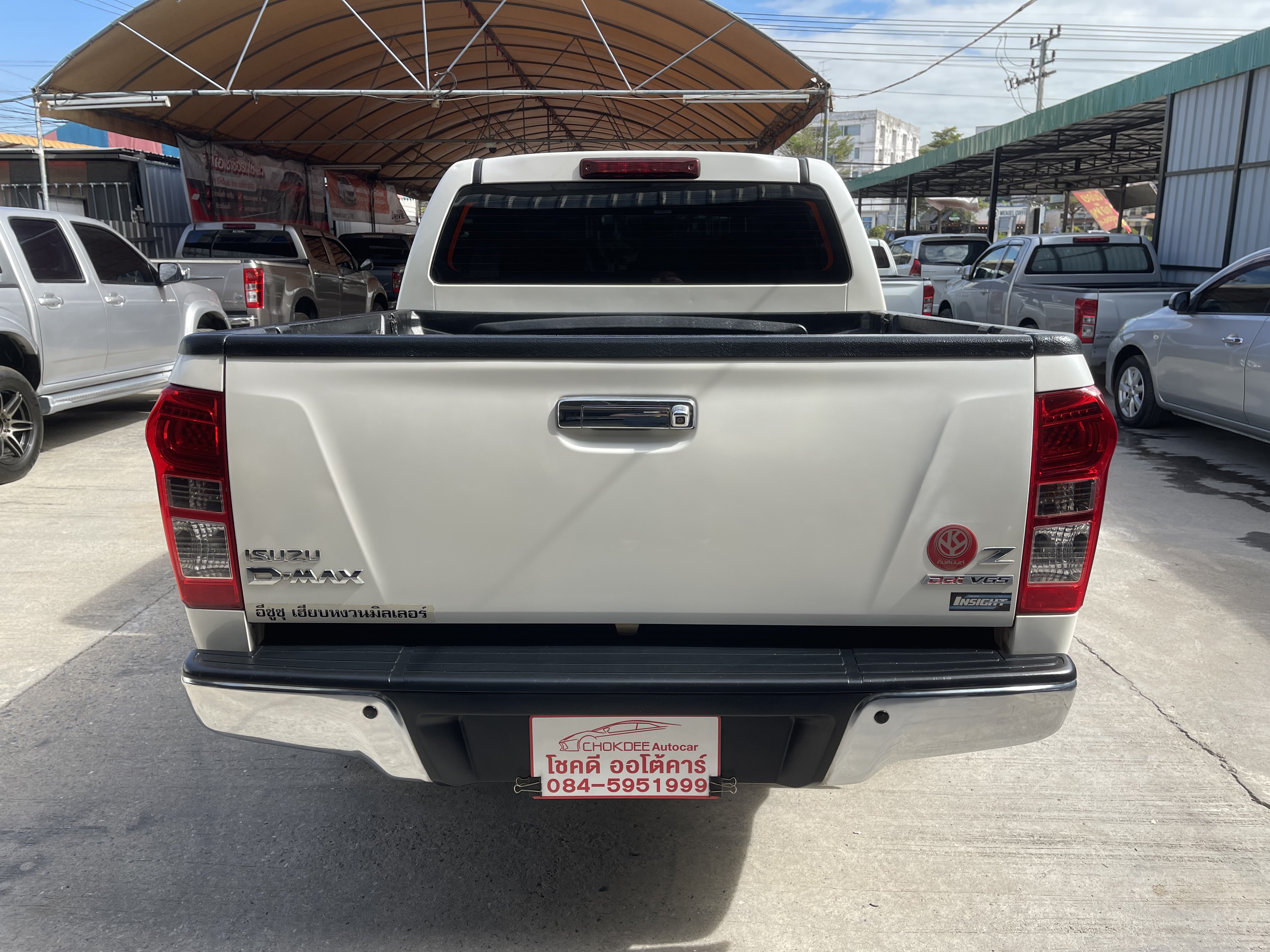 Isuzu Dmax All New 4ประตู Hilander 2.5 Vgs Z Dvd 2015 ขาวมุก