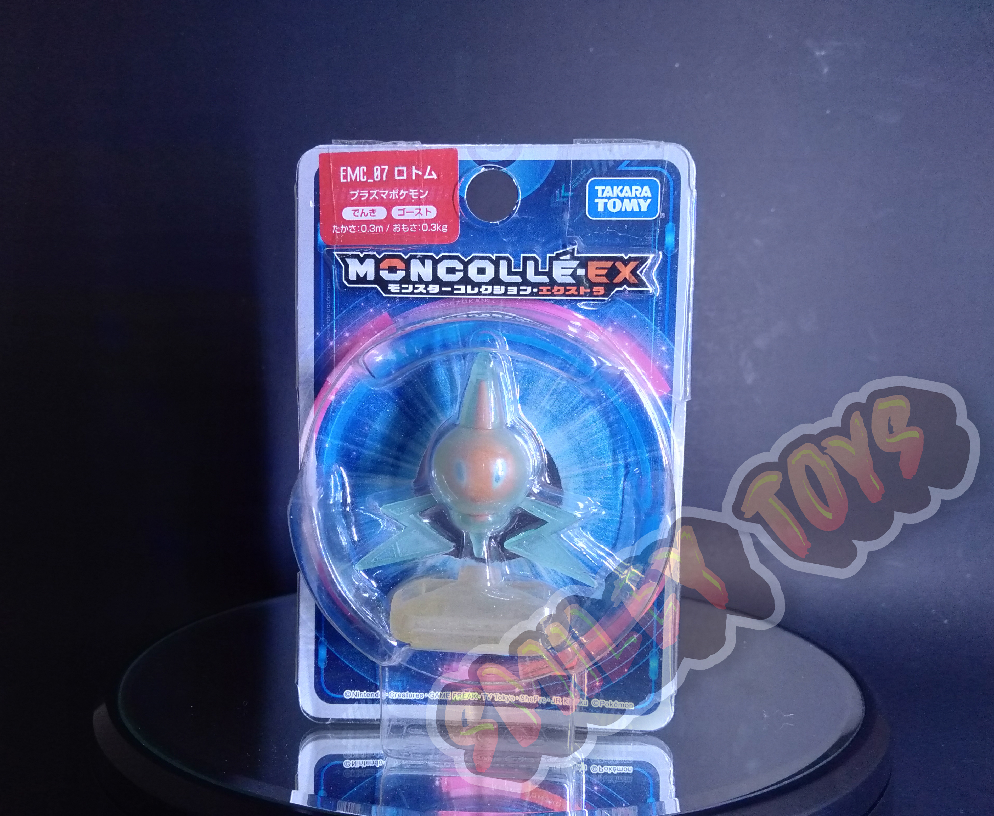 โมเดลโปเกมอน Rotom Moncolle EX Takara Tomy [ ของแท้ 100% ]