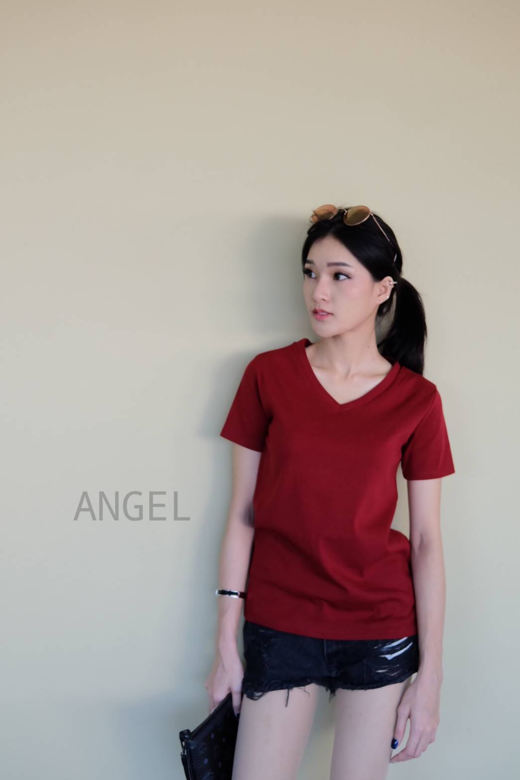 คอวีแขนสั้น