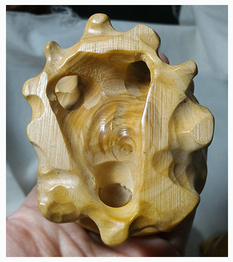 ฐานหรือกี๋ไม้boxwood เล็กๆ อันละ