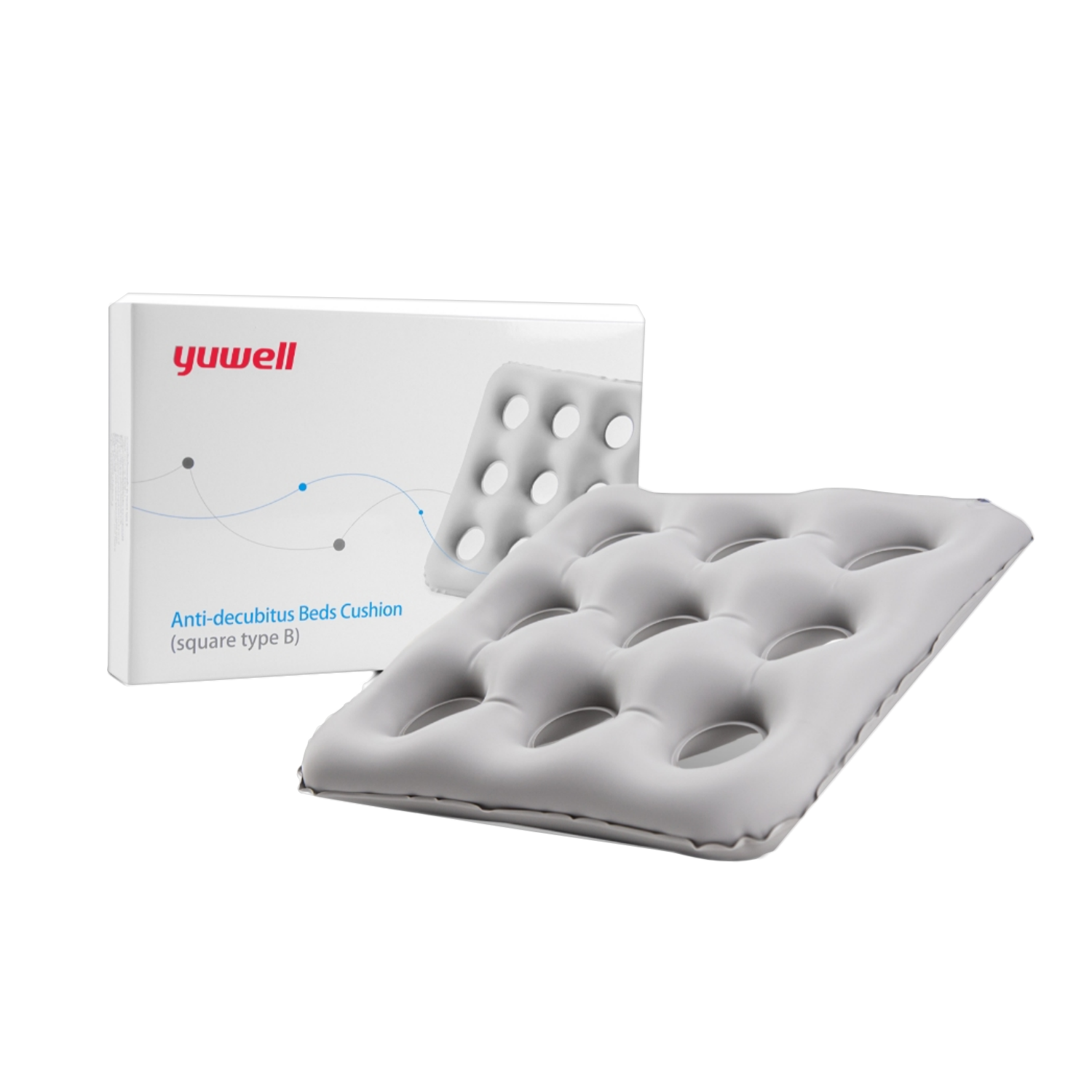 yuwell เบาะรองนั่ง anti-decubitus Beds Cushion (square type B)