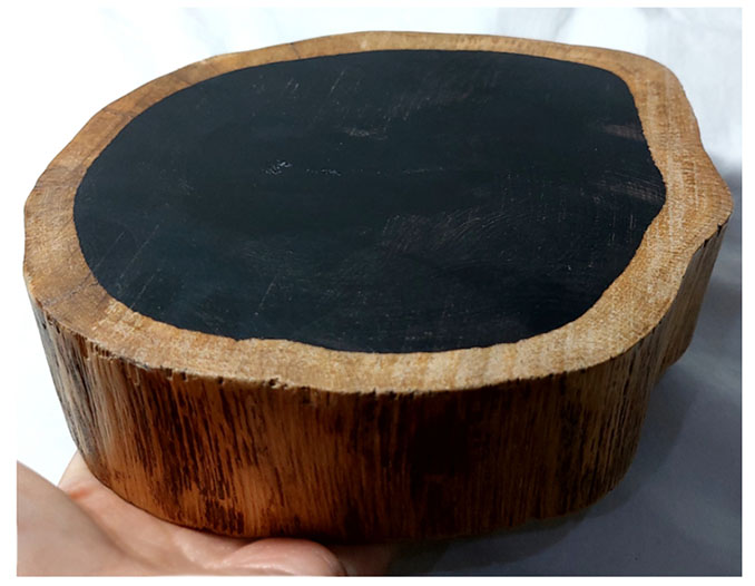 ฐานไม้มะเกลือแอฟริกันหนา5cm-T2797B-