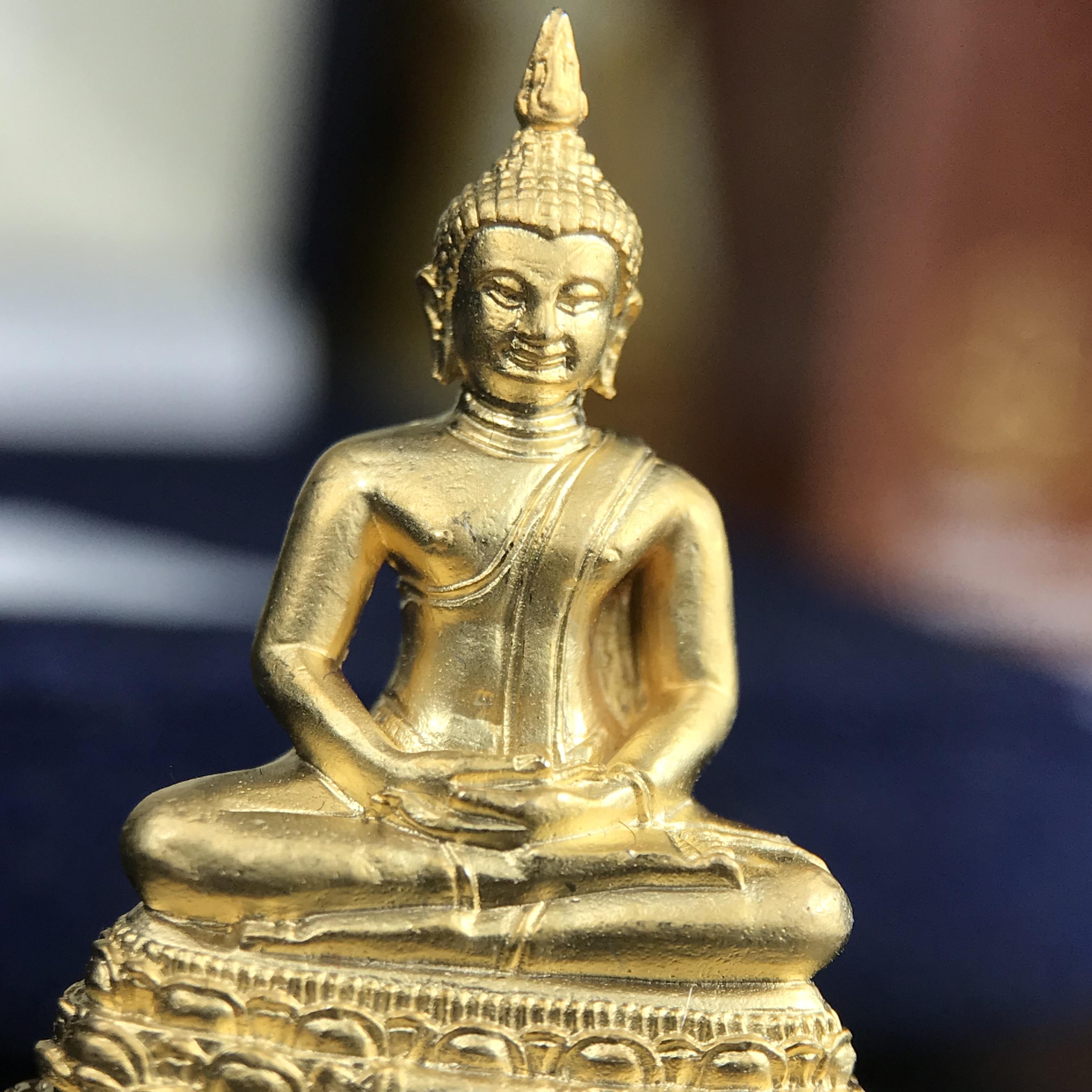 พระพุทธมหากรุณาประชานาถ ภปร. พระพุทธรูปประจำศาลปกครอง “รุ่นแรก” เนื้อโลหะผสมชุบทอง ตอกโค๊ต ศาลปกครอง ปี 2553 สุดยอดมหาพิธีพุทธาภิเษก ยิ่งใหญ่ นิมนต์พระอาจารย์สายกรรมฐานมาร่วมอธิฐานจิตมากมาย