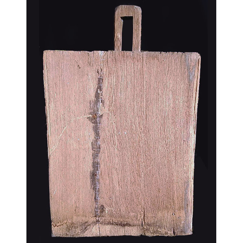 กัวะหรือกั๊วะข้าวเหนียวไม้สักเก่า (มีตำหนิ)