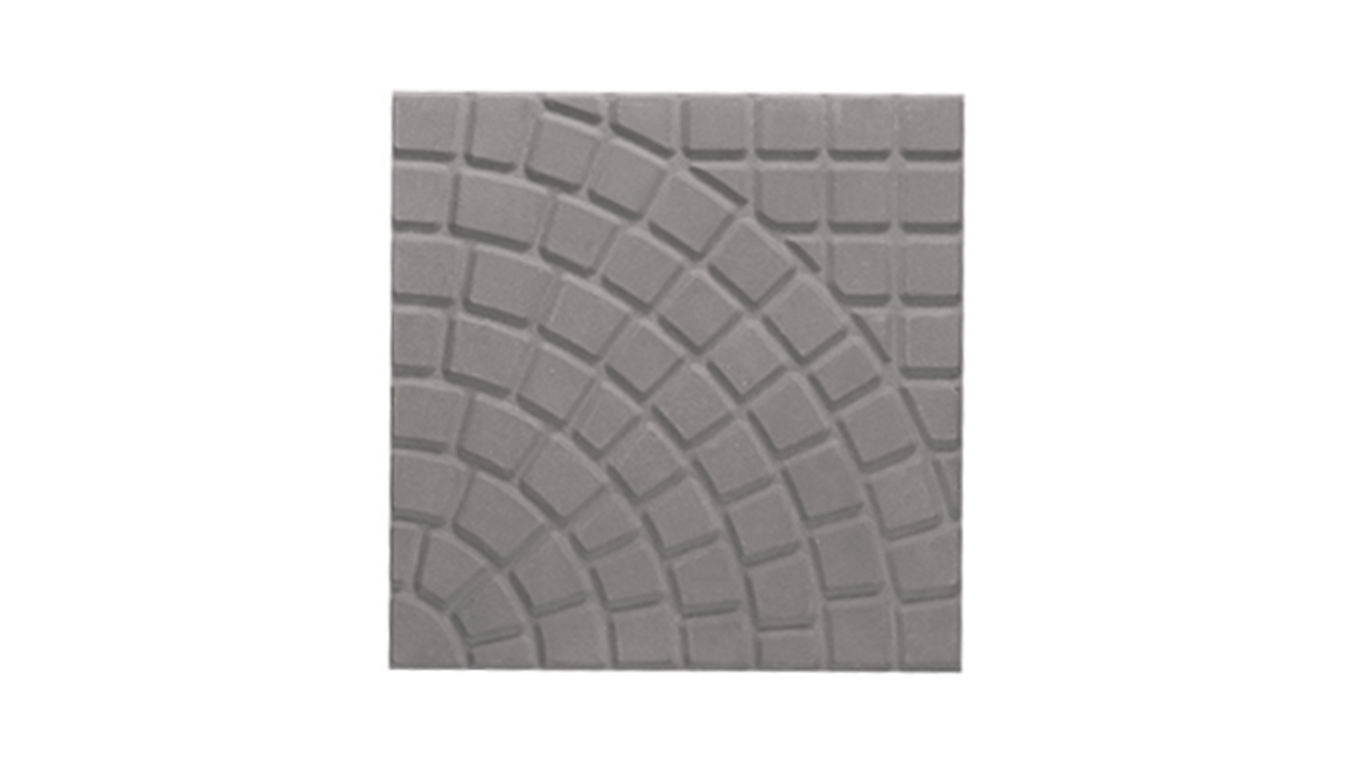 กระเบื้องคอนกรีตปูพื้น เอสซีจี รุ่น เพฟเม้นท์ ลายพัดโบก สีเทา ขนาด 40x40x3.5 ซม.