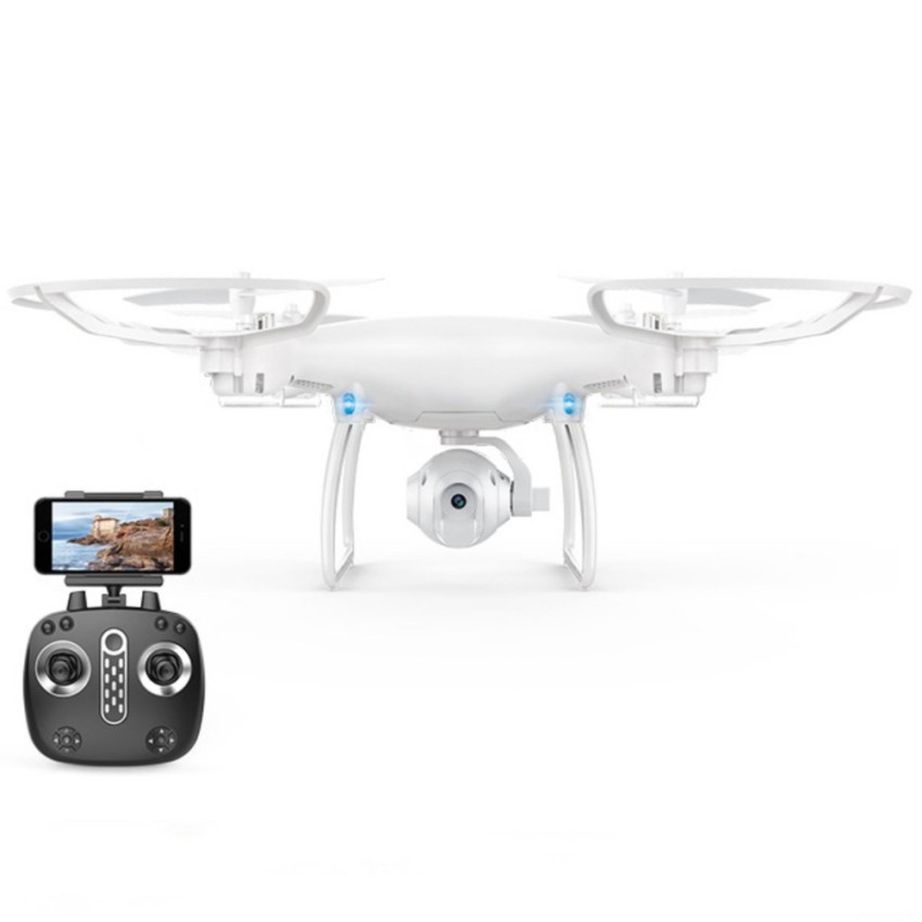 โดรนติดกล้อง Skydrone LH-X25 บินนิ่งขึ้น FPV Wifi Real Time 2.4G (สีขาว)
