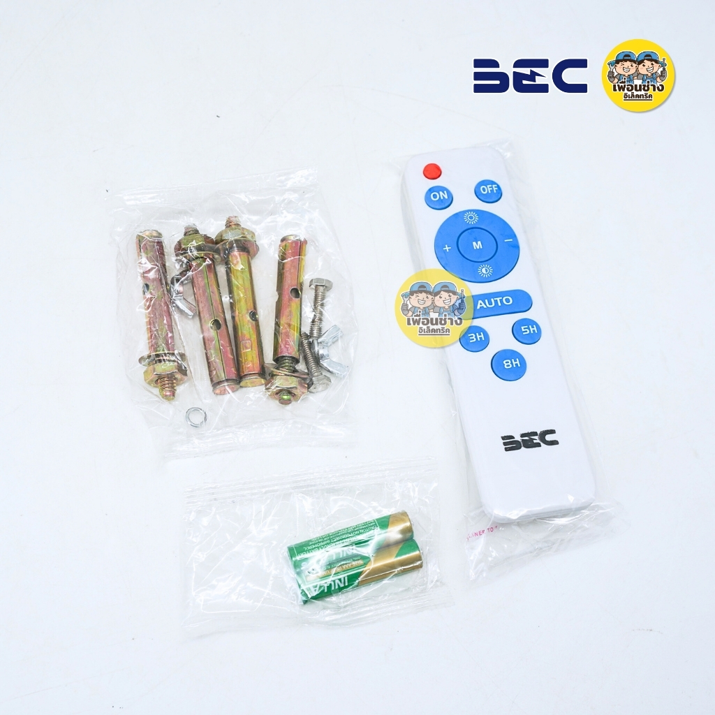 BEC ฟลัดไลท์ LED โซล่าเซลล์ รุ่น APOLLO 100w 200w 300w 400w 500w แสงขาว กันน้ำ IP65 โคมไฟ สปอร์ตไลท์