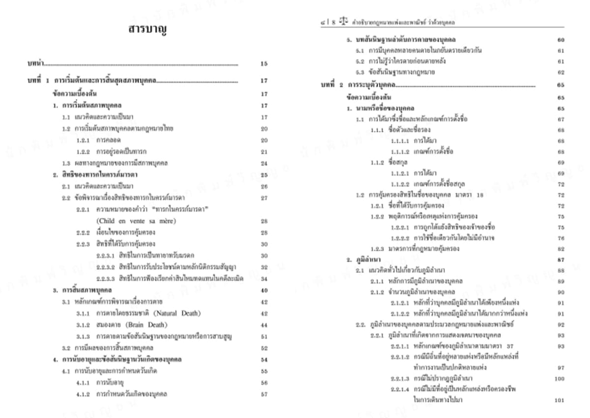 (แถมปกใส) คำอธิบายกฎหมายแพ่งและพาณิชย์ ว่าด้วย บุคคล พิมพ์ครั้งที่ 3 อังคณาวดี ปิ่นแก้ว TBK1352 sheetandbook