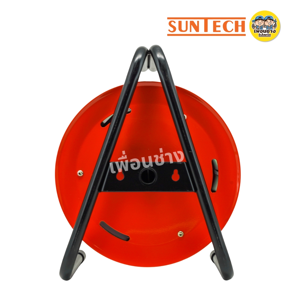 SUNTECH ล้อเก็บสายไฟ มอก. รุ่น AC-RCBO เบรกเกอร์ ขนาดสาย 3x1.5 3x2.5 16A 3600W ปลั๊กพ่วง 3 ขากลม ล้อสายไฟ