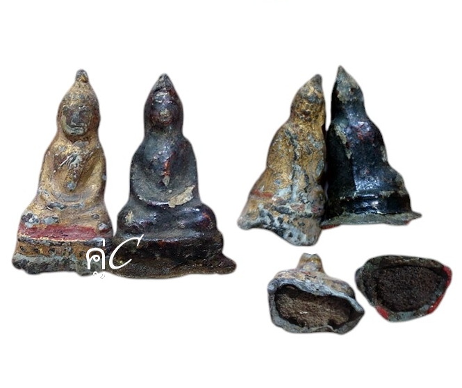 (คู่)พระรัตนะฯ พระเก่า ขนาดเล็ก-BPT2935-