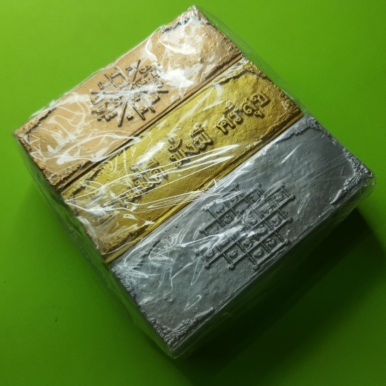 ของป้องกัน อิฐ เงิน ทอง นาค ลงเสาเอก เสาโท ปลุกเสกแล้ว