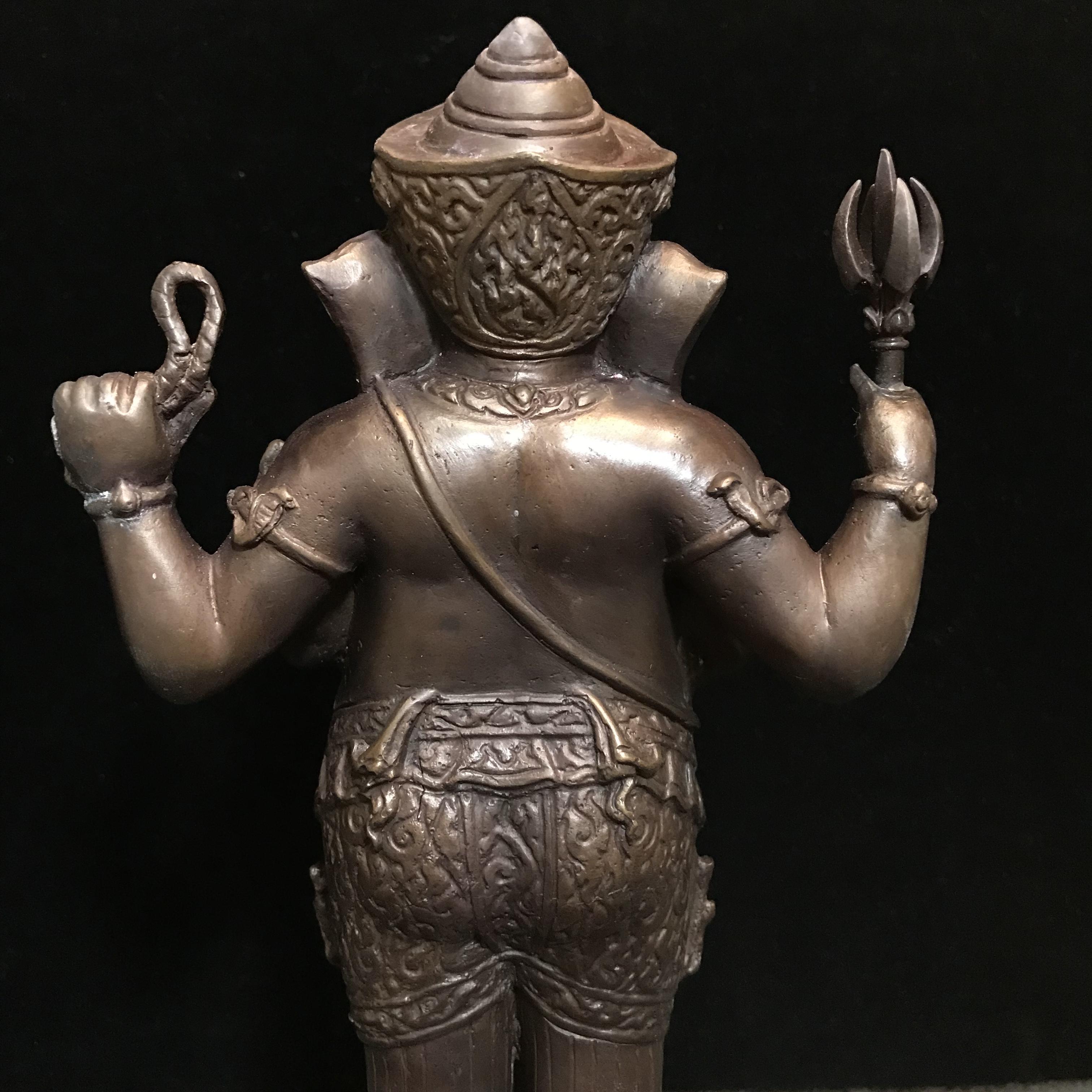 พระพิฆเนศ รุ่นครบรอบ100 ปี กรมศิลปากร ปี2556 ขนาดบูชา ปางประทานพร(องค์ยืน)สูง 10 นิ้วครึ่ง No.3109