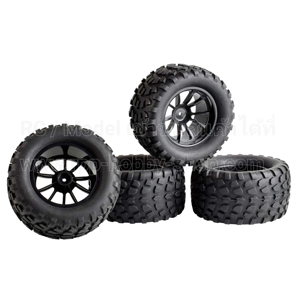 128 x 65 mm : สิบก้านหน้าดำบิ๊กฟุต (ดุม 12 mm.)