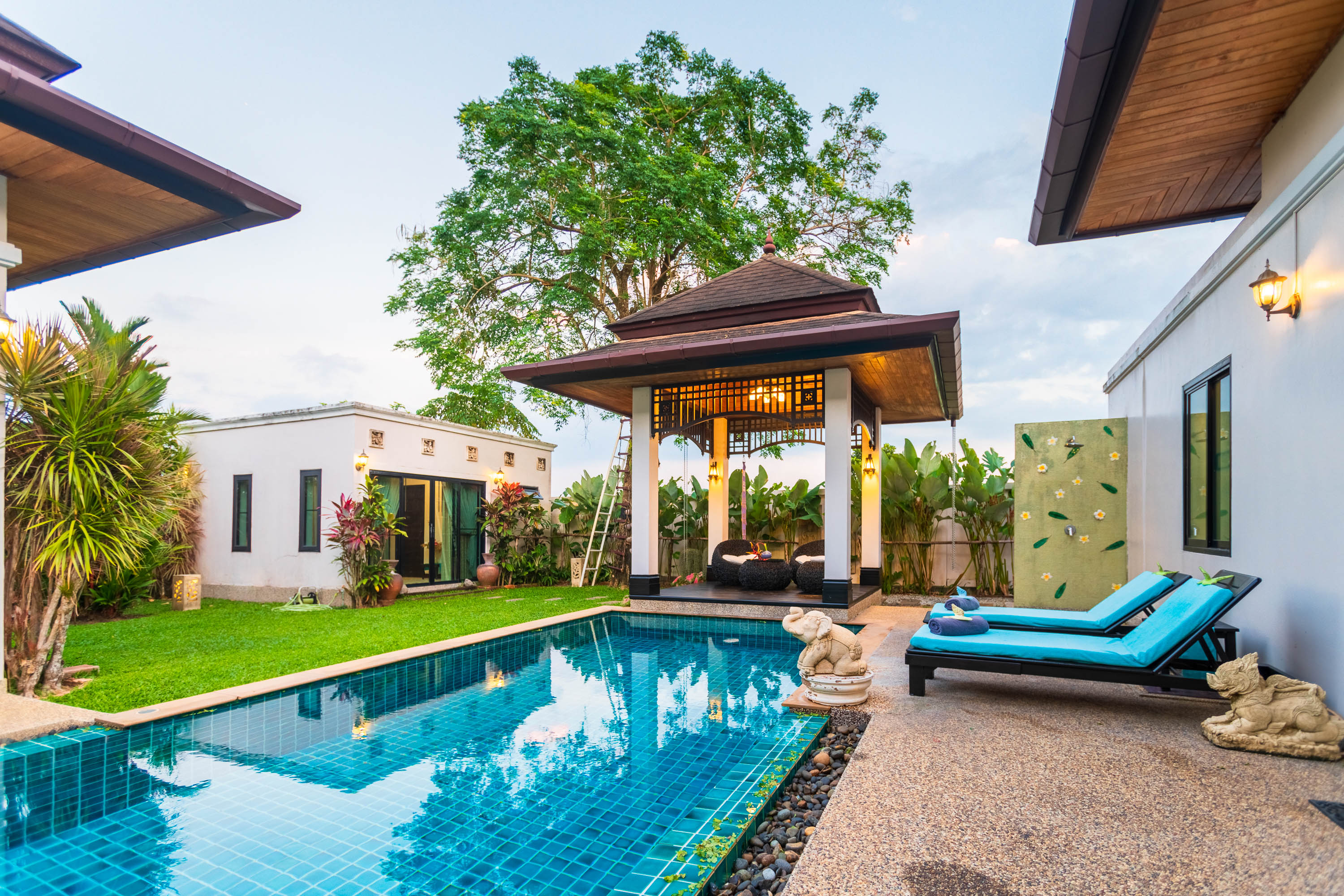 For Rent : Private Pool Villa in Cherngtalay BangJo, 3 Bedrooms 2 Bathrooms