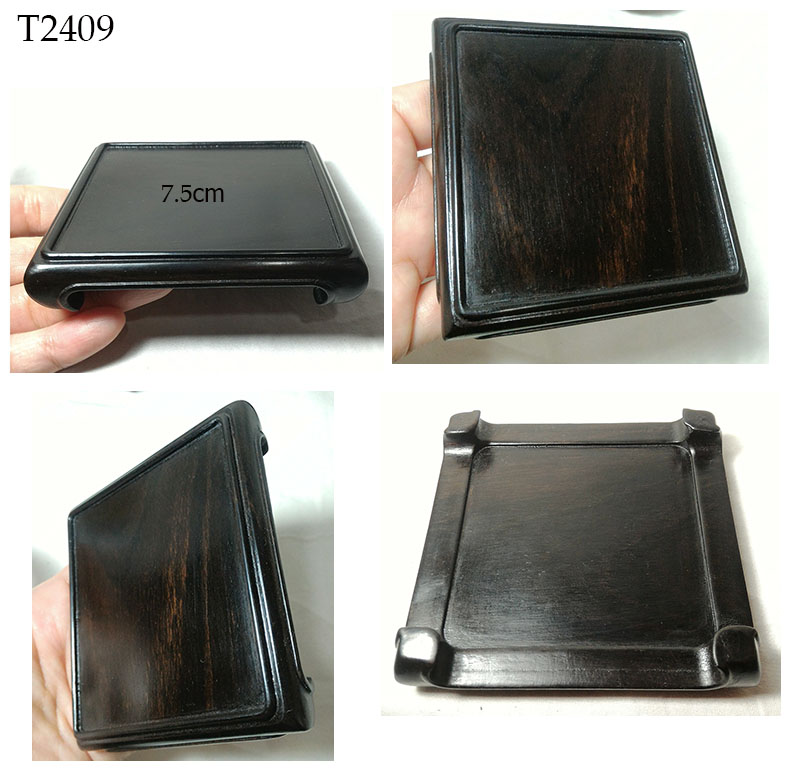 ฐานหรือกี๋ไม้สี่เหลี่ยมเล็กๆ 7.5cm