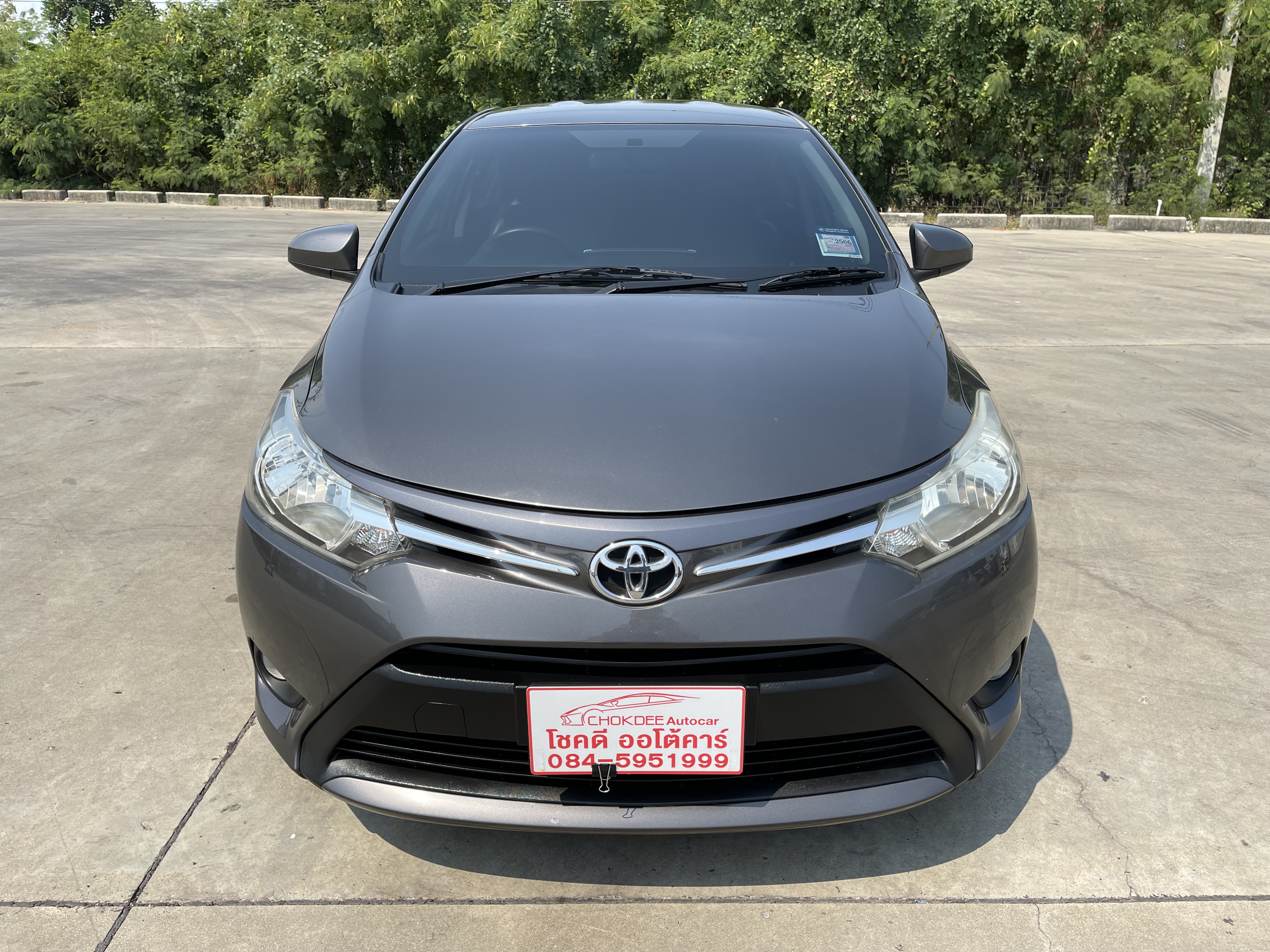 Toyota Vios 1.5 E At 2015 เทาดำ
