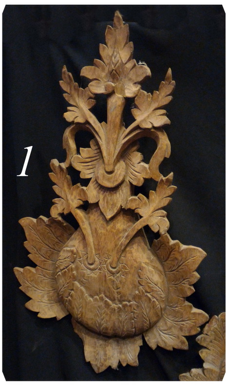 ไม้แกะสลัก 3 ชิ้น พิเศษรวมส่ง