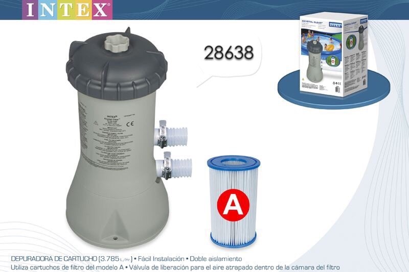 Intex เครื่องกรอกระบบไส้กรอง 28638 อุปกรณ์ครบ