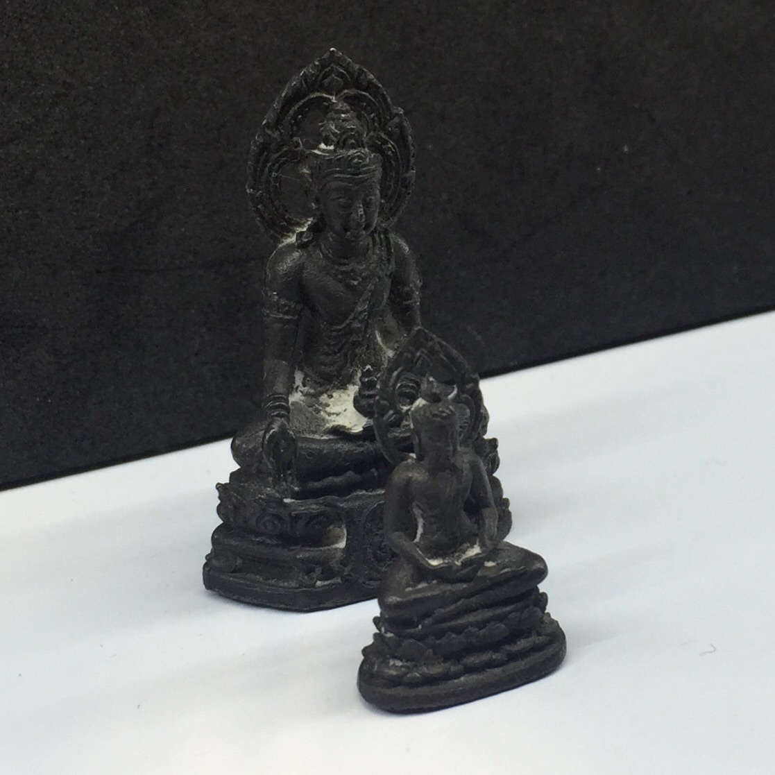 พระกริ่ง-พระชัยวัฒน์พุทธศิริราช ครบ84ปี โรงพยาบาลศิริราช ปี2517 เนื้อนวะโลหะ(ในหลวงเสด็จในพิธี)