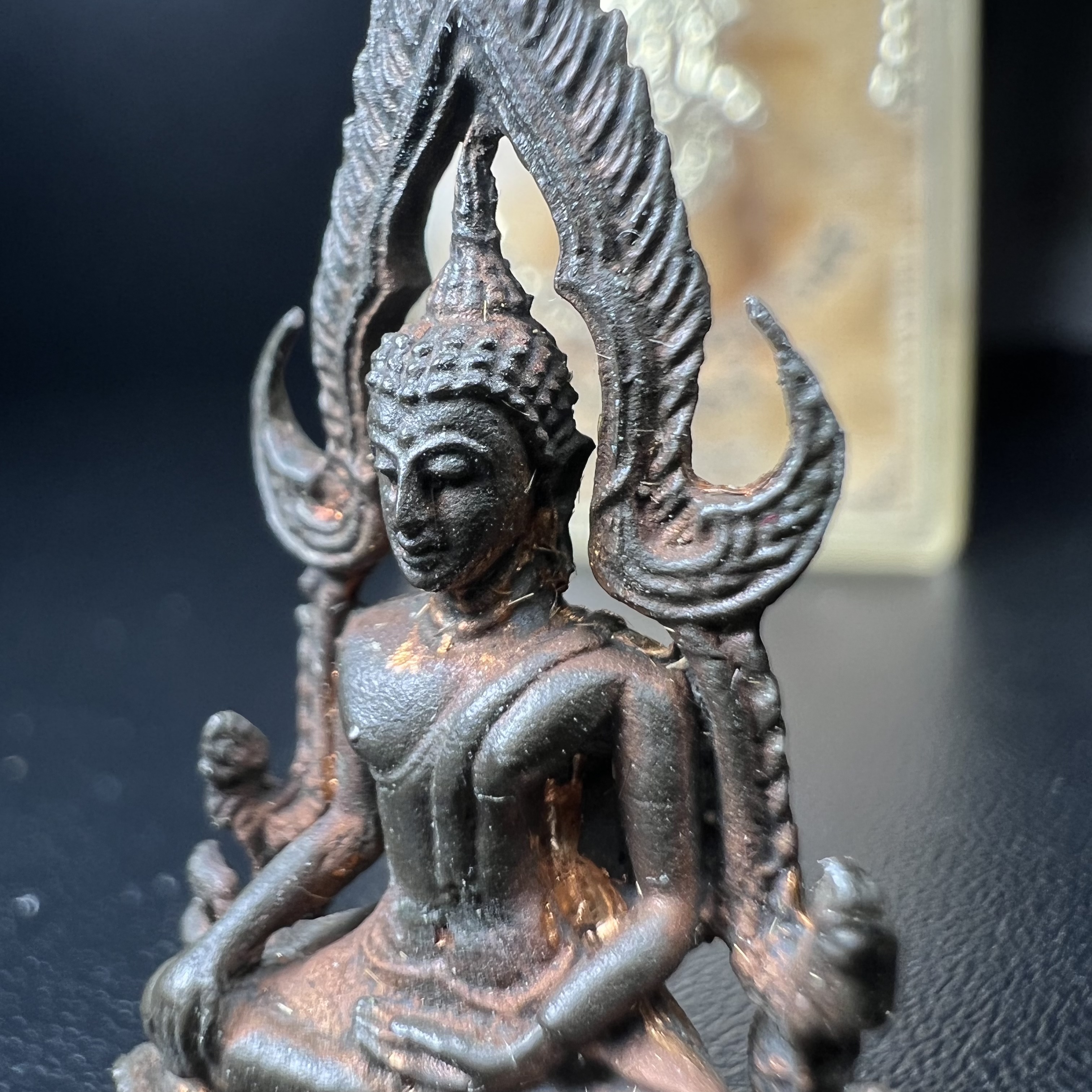 กริ่งพระพุทธชินราช ภปร. กองทัพภาคที่3จัดสร้าง ปี2517 เนื้อนวโลหะกล่องเดิม(คัดสภาพสวย)(หายาก)(ในหลวง ร.9 เสด็จในพิธี)