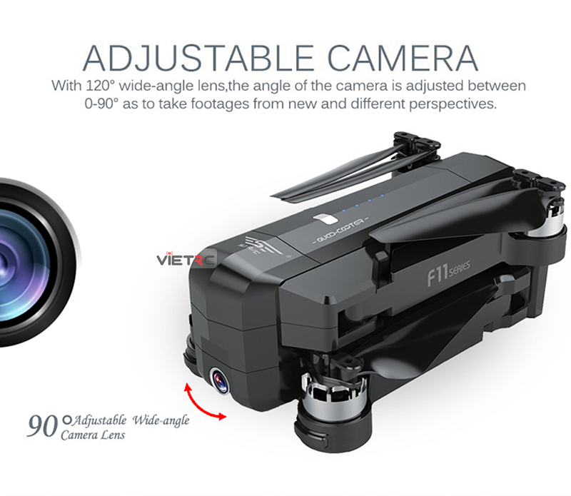 โดรน SJ F11 GPS 1080P 5G Wifi FPV ปรับกล้องได้ มีเรียกกลับ ล๊อคตำแหน่ง บินตามตัว ออฟชั่นดีที่สุด